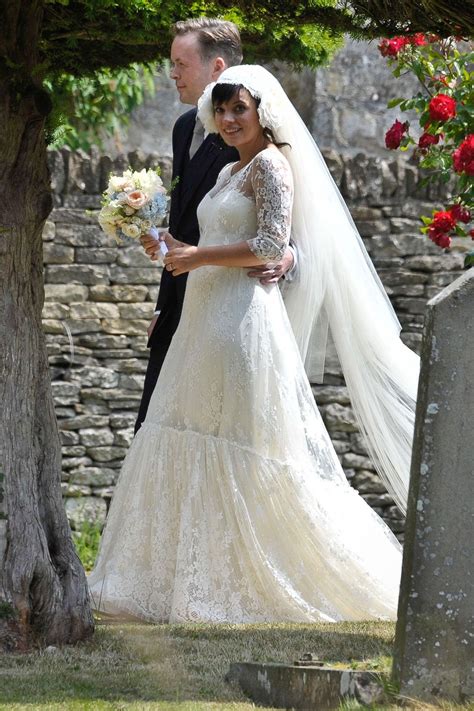 lily allen chanel wedding dress|Lily Allen Wedding Reception Dress by Chanel .